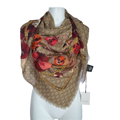 gucci women's shawl|Gucci scarf clearance.